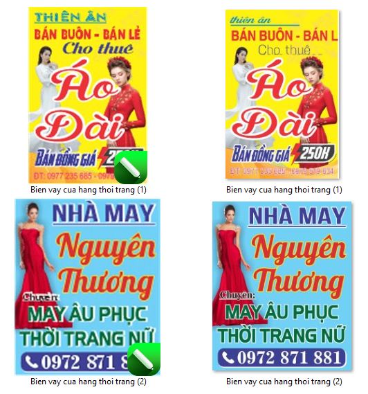 2+ Biển hộp – biển vẫy shop thời trang