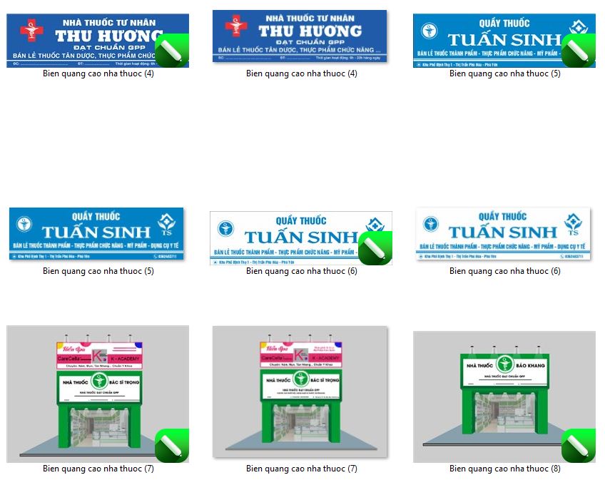 5+ Biển quảng cáo nhà thuốc
