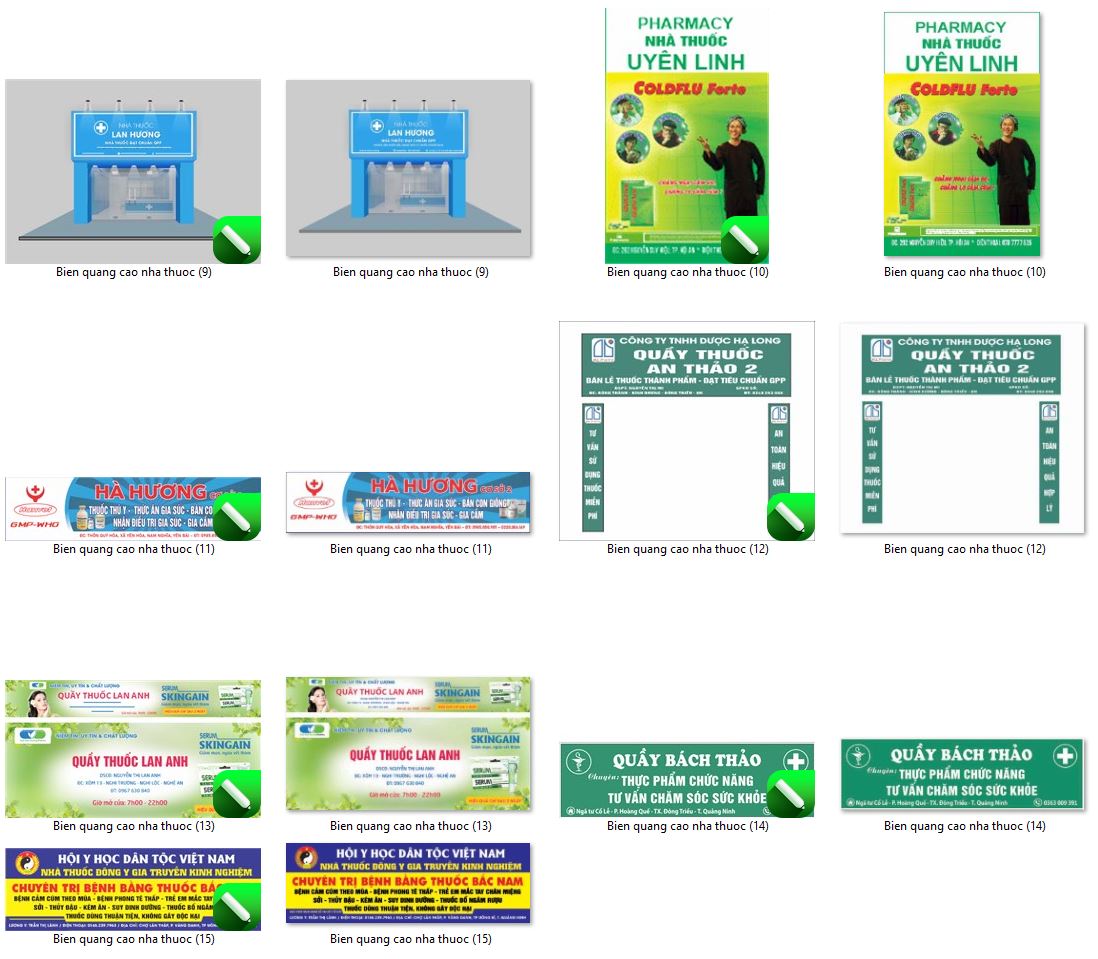 7+ Biển bảng nhà thuốc