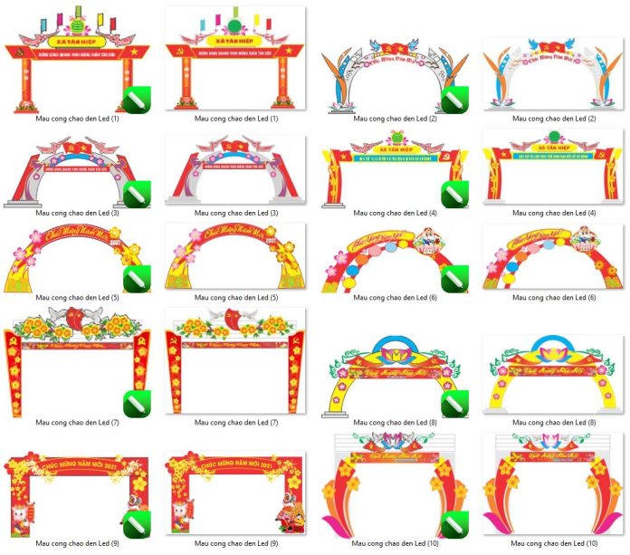 10-mau-cong-chao-den-led