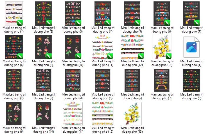 13-mau-led-trang-tri-duong-pho