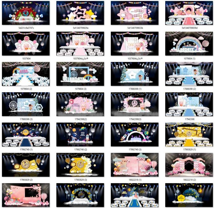 28-mau-trang-tri-san-khau-sinh-nhat