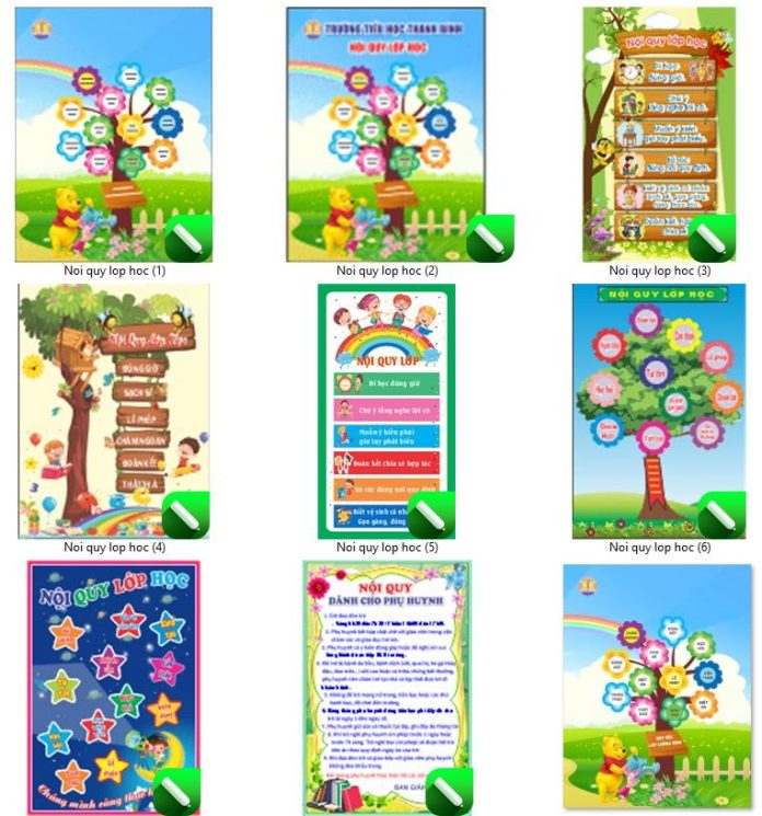 8-mau-noi-quy-lop-hoc