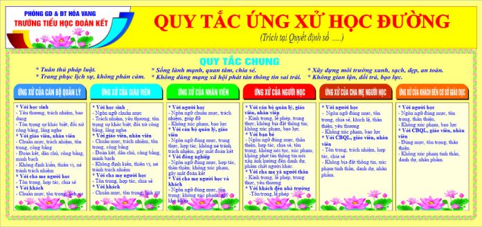 Quy tac ung xu hoc duong