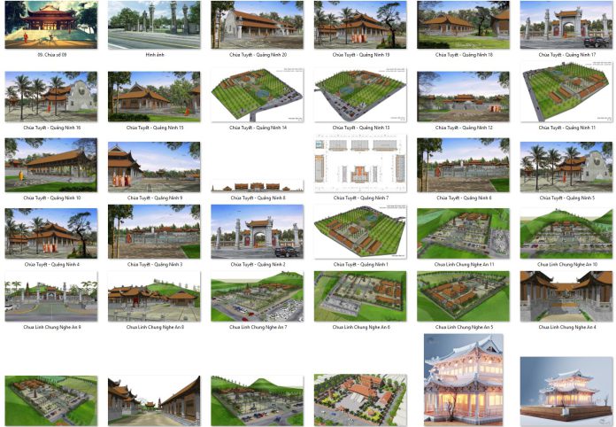 14-ngoi-chua-dep-sketchup