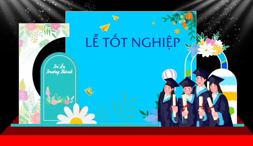 Tải Về Miễn Phí Mẫu Background Lễ Tốt Nghiệp Đẹp Nhất tại ThuvienCorel.com