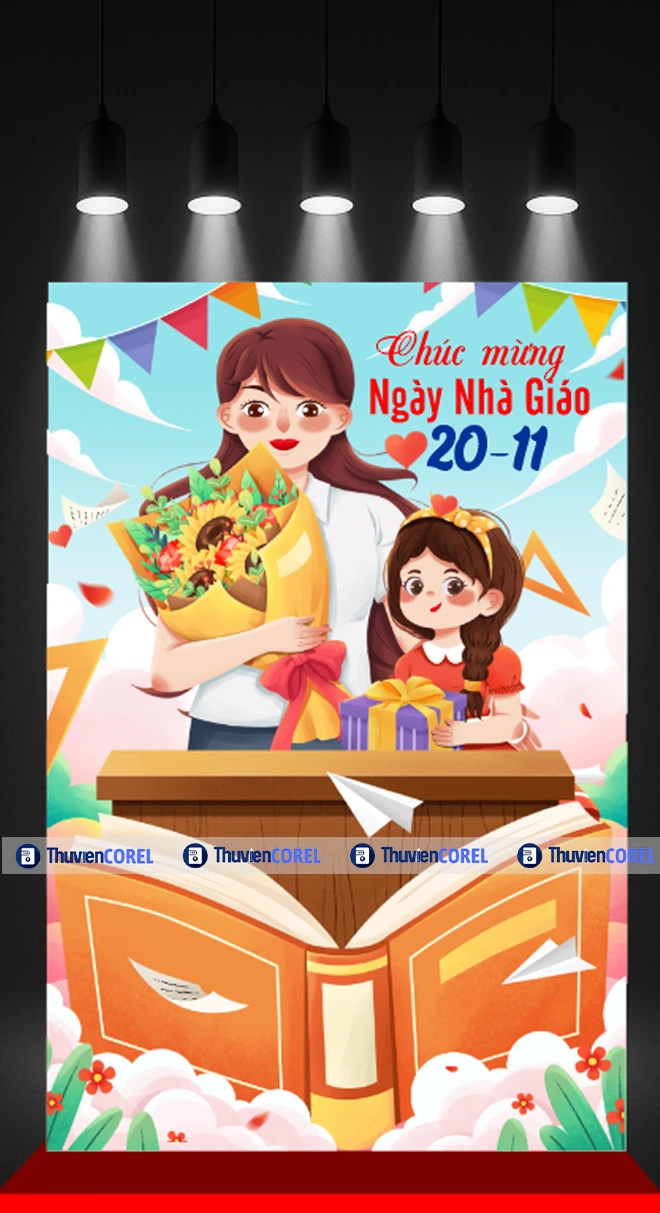 Poster Ngày Nhà Giáo Đẹp