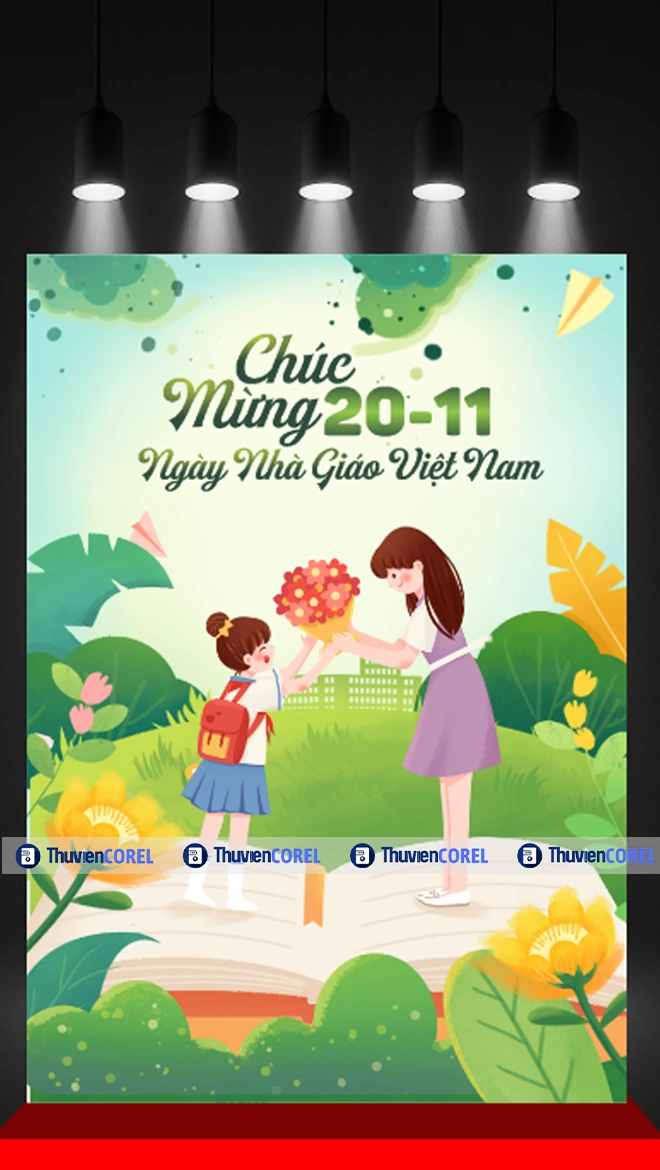 Poster Ngày Nhà Giáo Việt Nam 20/11 đẹp
