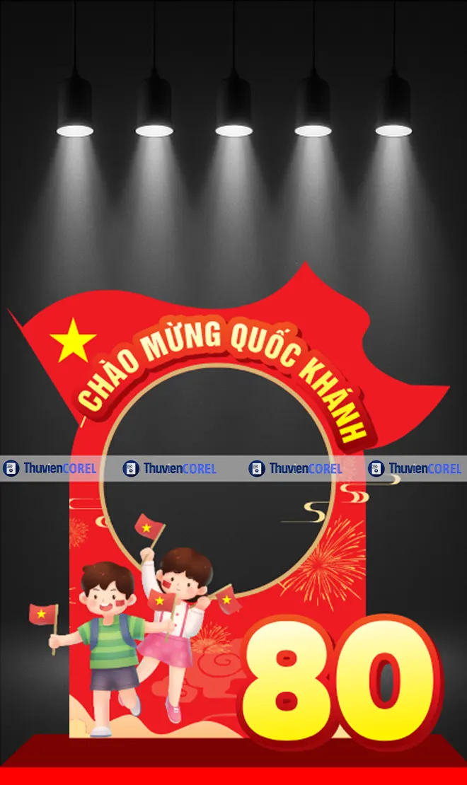 Decor chụp ảnh Quốc khánh – Không gian check-in đẹp