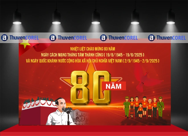 Background kỷ niệm Quốc khánh 2/9