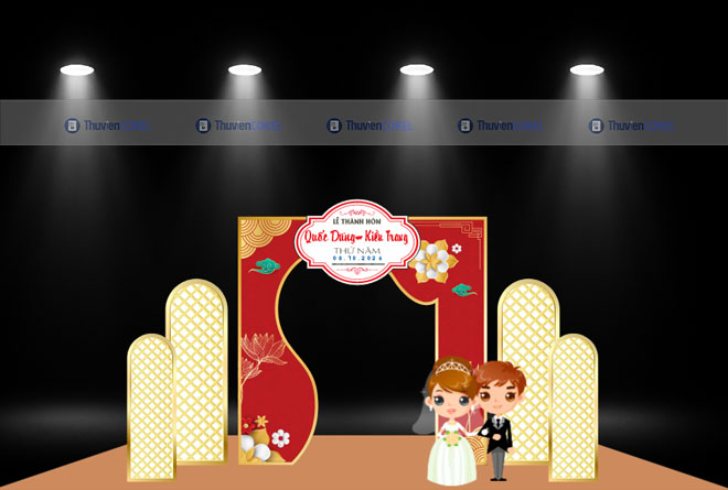 Decor Tiệc Cưới Đẹp Corel