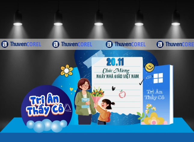 Decor trang trí Ngày Nhà Giáo Việt Nam 20/11 – File vector đẹp, dễ chỉnh sửa, chuẩn in