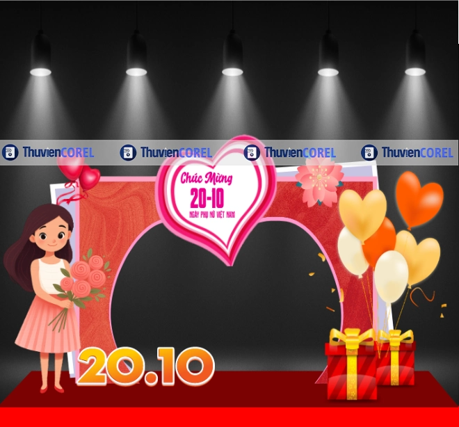 #11 Decor trang trí 20-10 đẹp