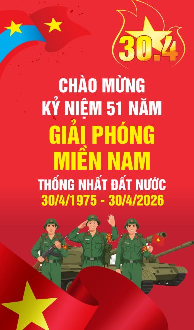 #12 Pano dọc kỷ niệm giải phóng miền Nam