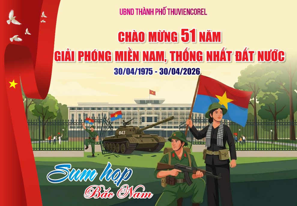 #15 Phông nền kỷ niệm giải phóng miền nam