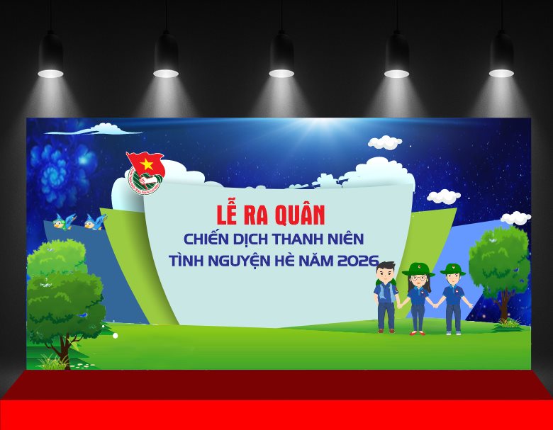 #3 Backdrop Lễ ra quân chiến dịch hè