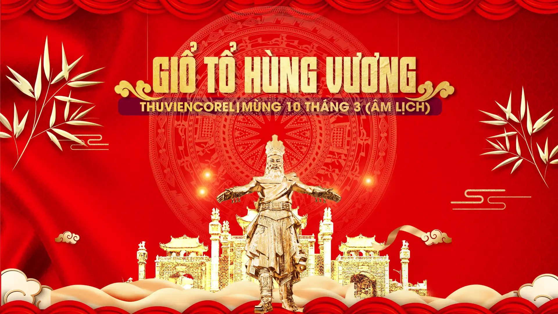 #3 Background phông nền giỗ tổ Hùng Vương