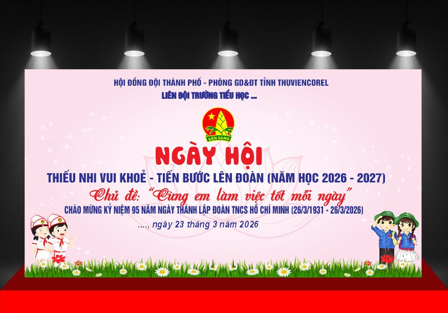 #5 Backdrop chào mừng ngày thành lập Đoàn