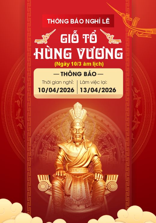 #7 Thông báo nghỉ lễ giỗ tổ Hùng Vương