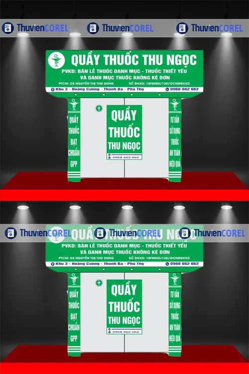Tổng Hợp Mẫu Biển Quảng Cáo Nhà Thuốc Đẹp, Hiện Đại Và File Corel