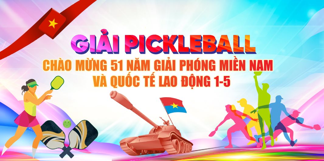 #1 Phông nền Pickleball chào mừng GPMN