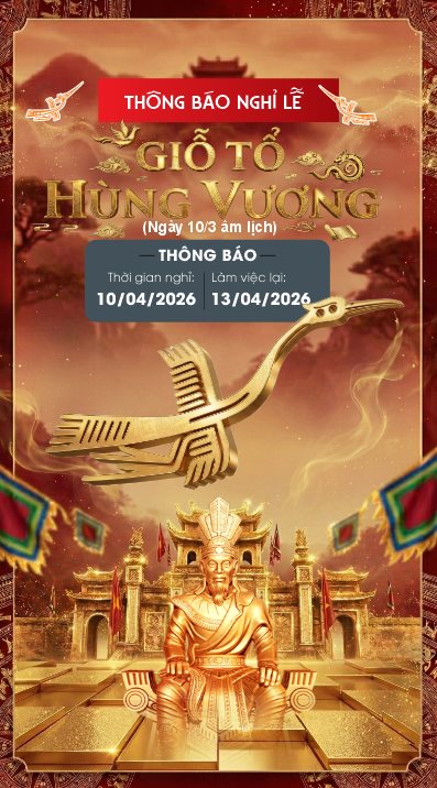 #16 thông báo lịch nghỉ lễ giỗ tổ
