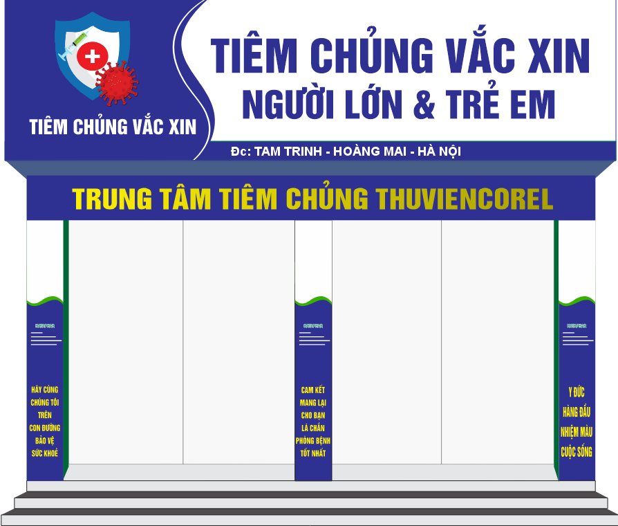 Bien bang trung tam tiem chung
