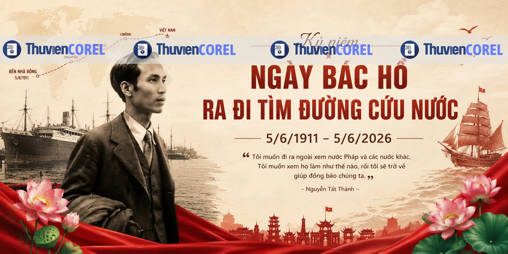 ngày bác ra đi tìm đường cứu nước 786
