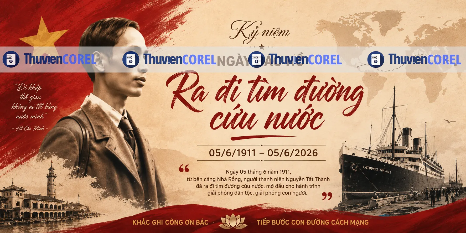 ngày bác ra đi tìm đường cứu nước